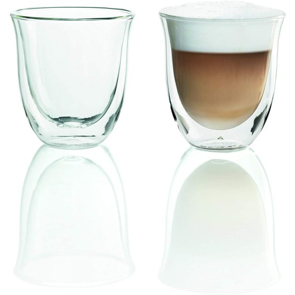 デロンギ カプチーノグラス 2個セット De'longhi 5513214601 コーヒーカップ