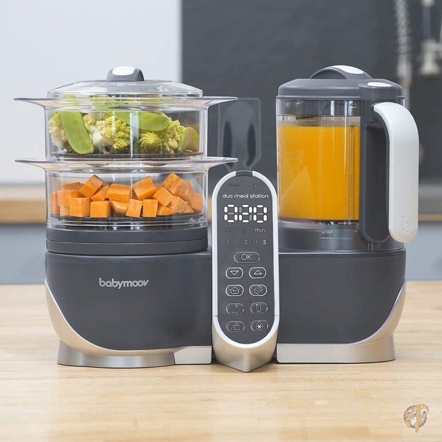 Duo Meal Station Babymoov フードプロセッサー スチームクッカー ベビーピューレ 簡単離乳食作り
