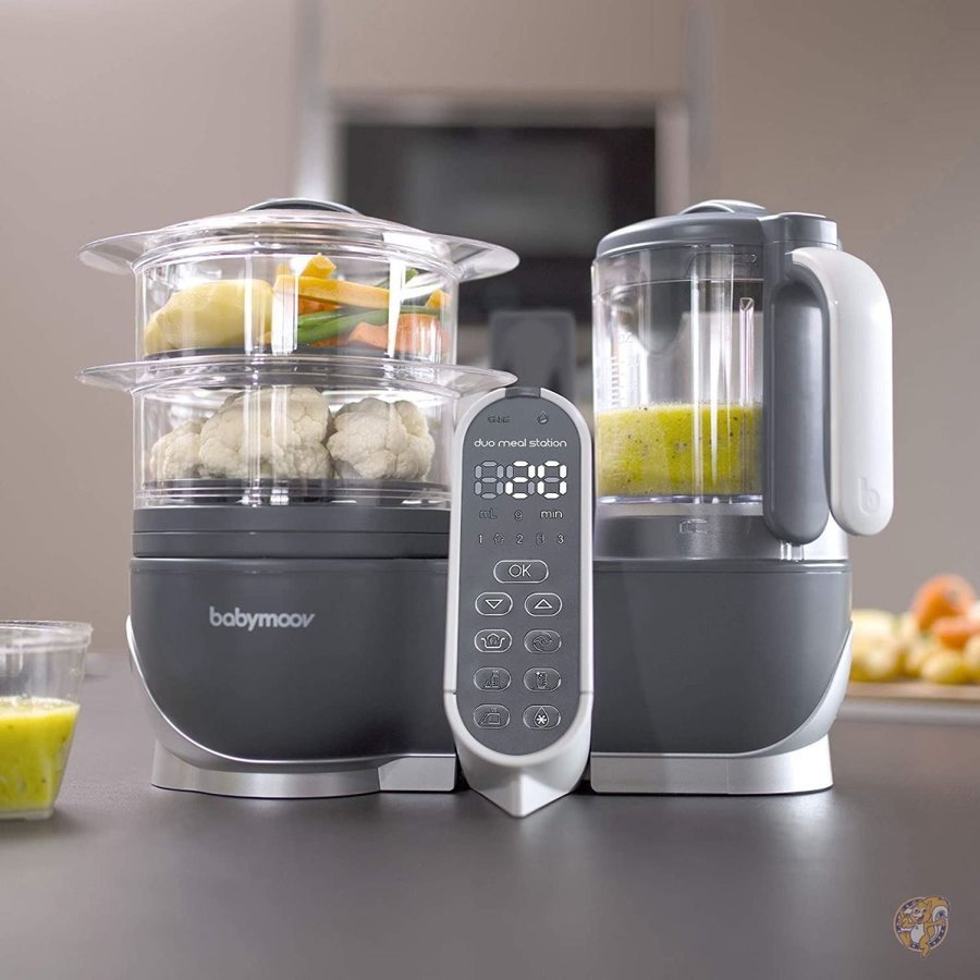 Duo Meal Station Babymoov フードプロセッサー スチームクッカー ベビーピューレ 簡単離乳食作り