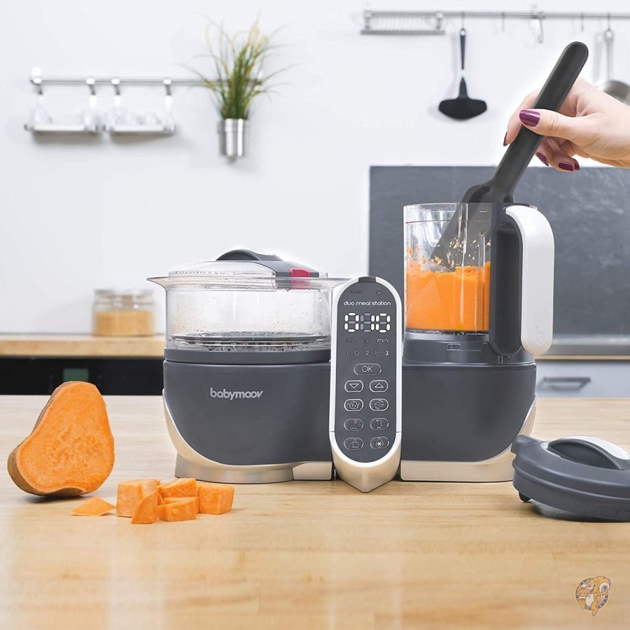 Duo Meal Station Babymoov フードプロセッサー スチームクッカー ベビーピューレ 簡単離乳食作り