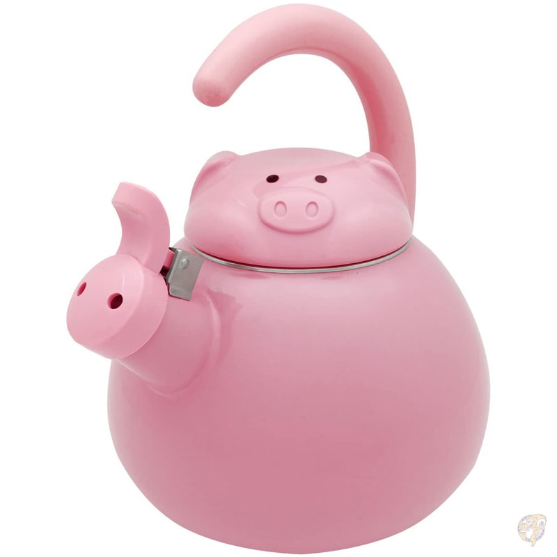 豚のやかん Supreme Housewares 可愛い豚のケトル ピンクのぶた ブタ Whistling Kettle, Pink Pig