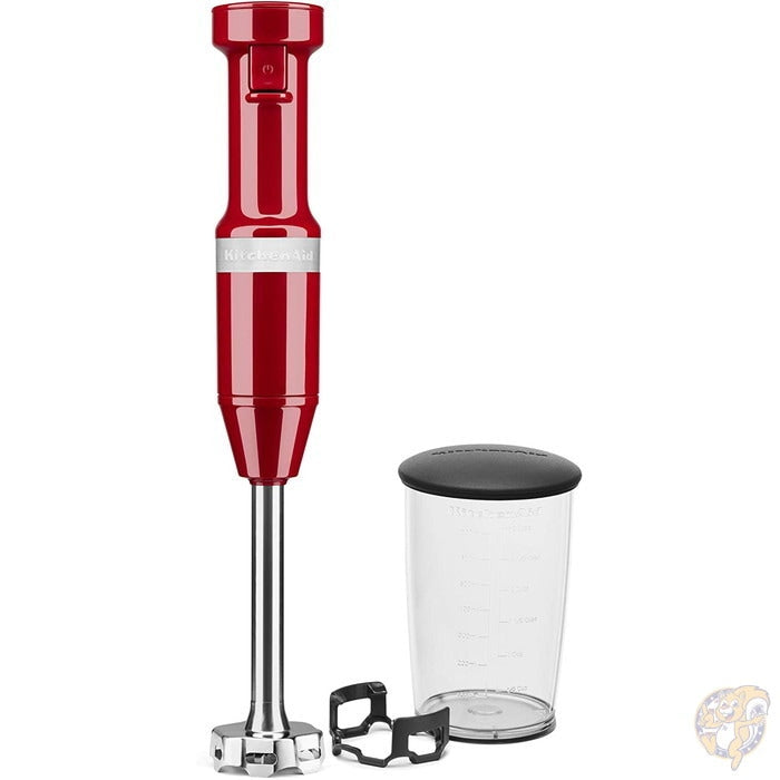 キッチンエイド KitchenAidKHBV53E バリアブル スピード コード付き ハンドブレンダー レッド