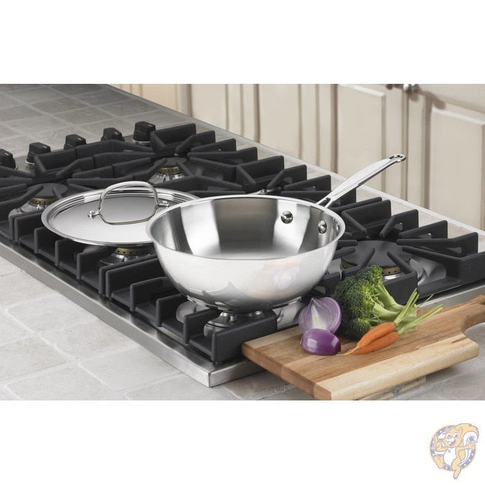 クイジナート シェフクラシックステンレス 2.8Lカバー付きフライパン鍋 Cuisinart 735-24