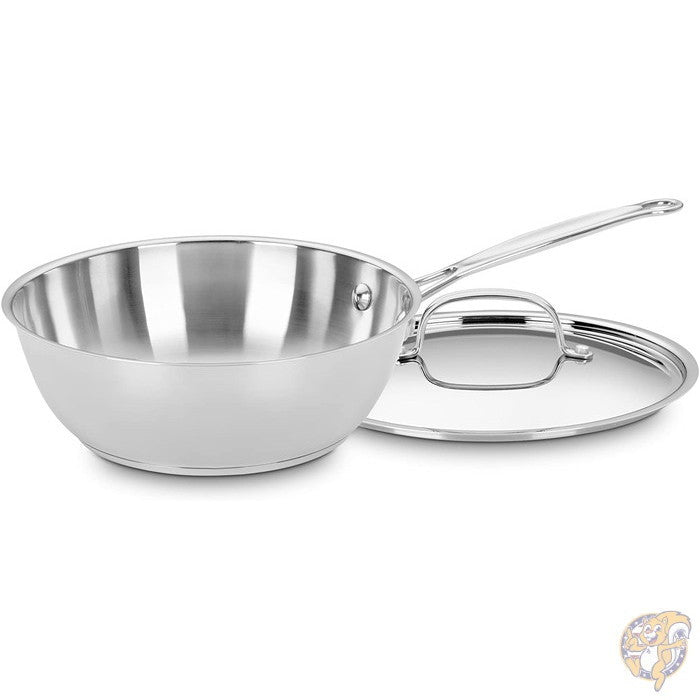 クイジナート シェフクラシックステンレス 2.8Lカバー付きフライパン鍋 Cuisinart 735-24