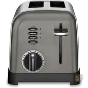 クイジナート メタルクラシック2枚スタンドトースター Cuisinart ブラックステンレス