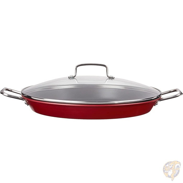 クイジナート Cuisinart パエリヤ鍋 15"(38.1cm) 赤 ASP-38CR