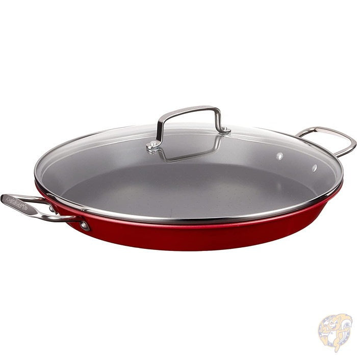 クイジナート Cuisinart パエリヤ鍋 15"(38.1cm) 赤 ASP-38CR