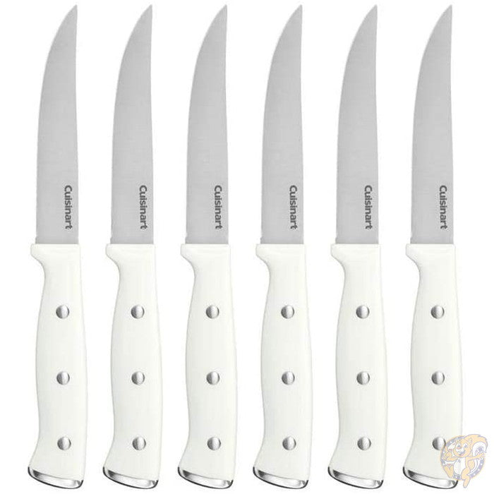 クイジナート Cuisinart ステーキナイフ セット 白 (6本)