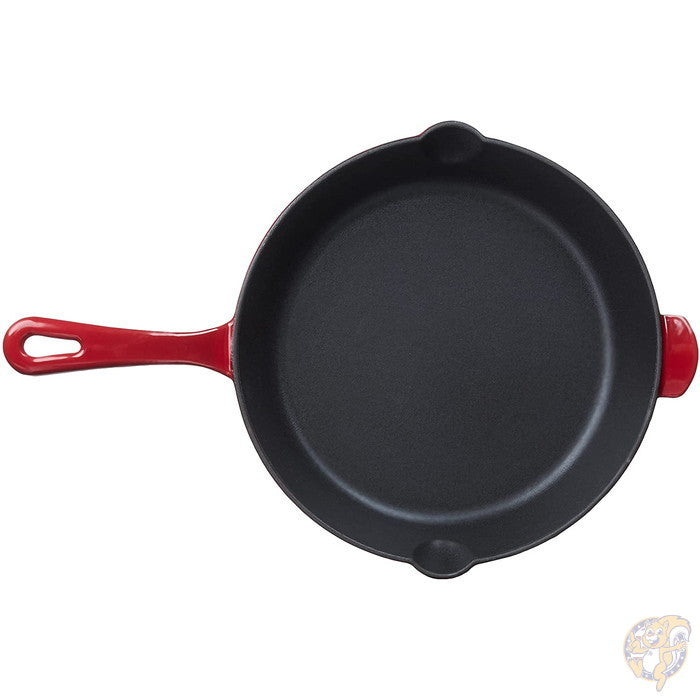 クイジナート Cuisinart クラシック 鋳物ホーロー フライパン(25.4cm) カーディナルレッド