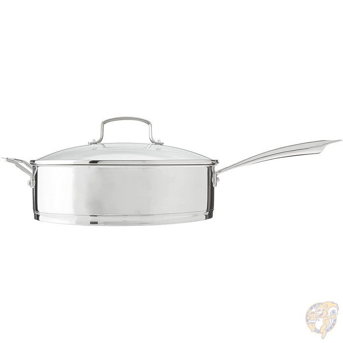 クイジナート Cuisinart ステンレス ソテーパン 蓋つき 6クォート(5.68リットル)