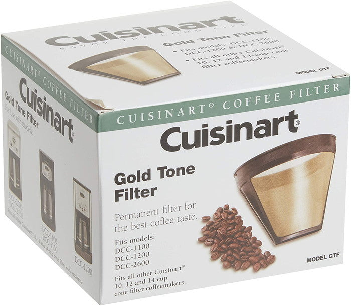クイジナート ゴールドトーンコーヒーフィルター Cuisinart