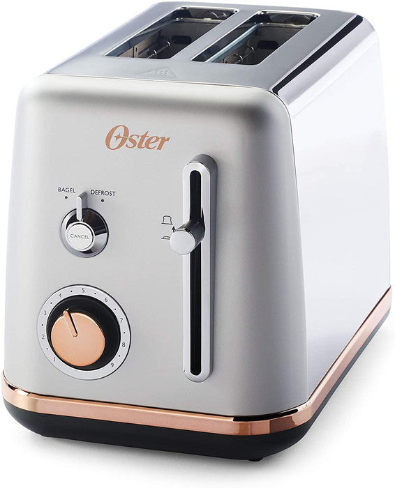 オスター 2スライス立型トースター Oster 2097682 メトロポリタンコレクション ローズゴールド グレー
