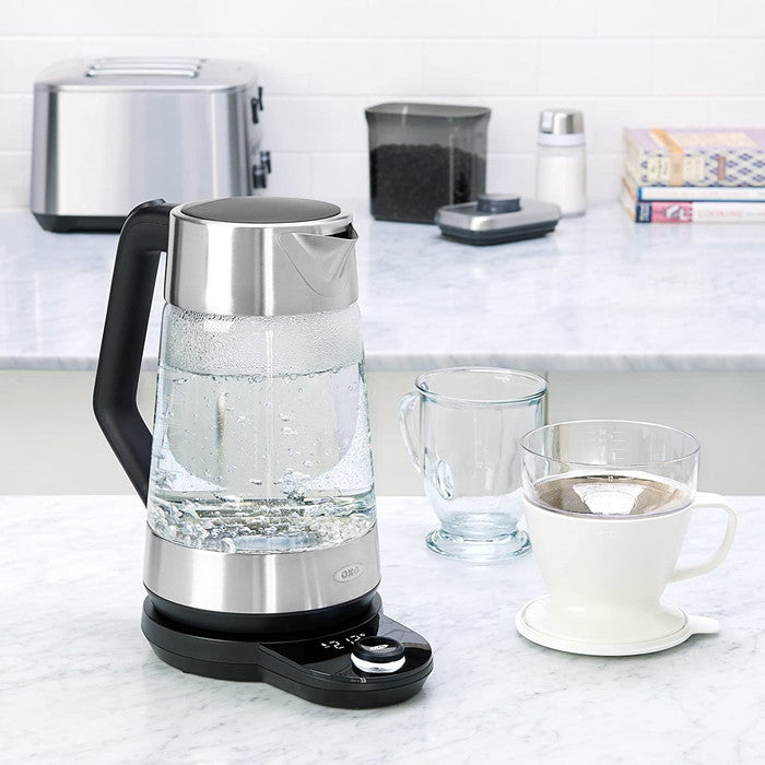 オクソー 温度調節可能電気ケトル OXO Clear 電気ポット