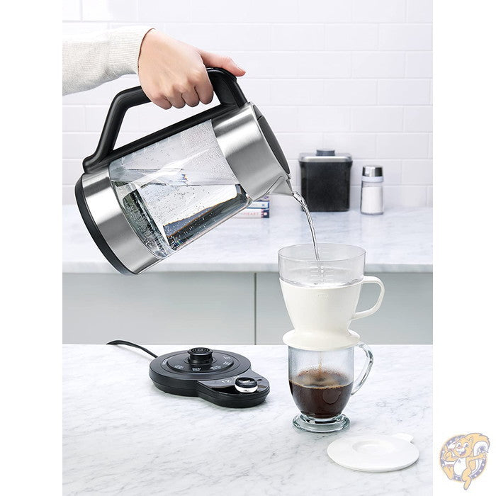 オクソー 温度調節可能電気ケトル OXO Clear 電気ポット