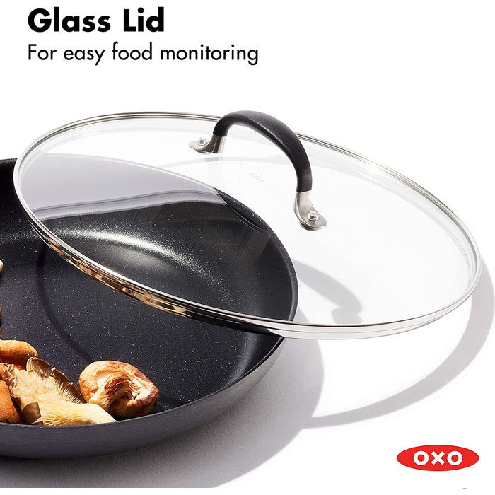 オクソー 蓋つきノンスティックコーティング30.4cmフライパン OXO ブラック
