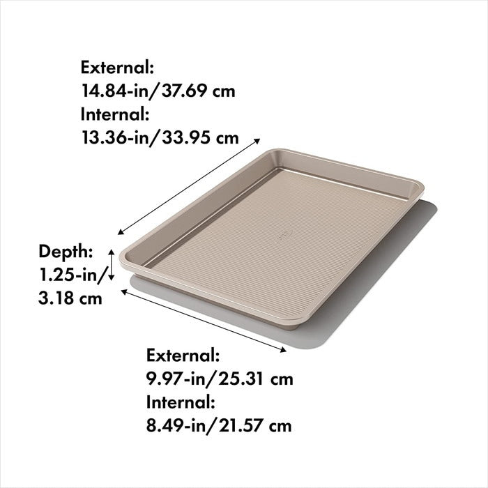 オクソー グッドグリップノンスティックコーティングオーブントレー OXO 25.4cm x 38.1cm