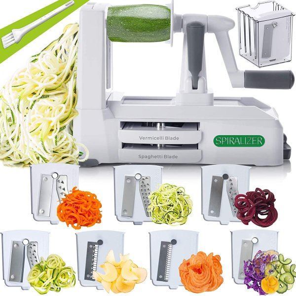 スパイラライザー ベジタブルスライサー 7種刃 Spiralizer かつらむき器