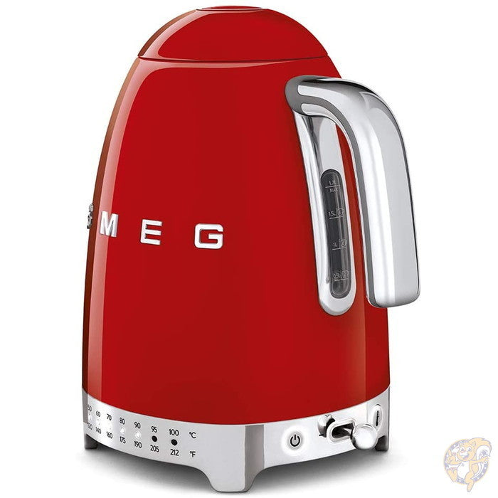 スメッグ バリアブル 電気ケトル レッド Smeg KFL04 RDUS 湯沸かし器