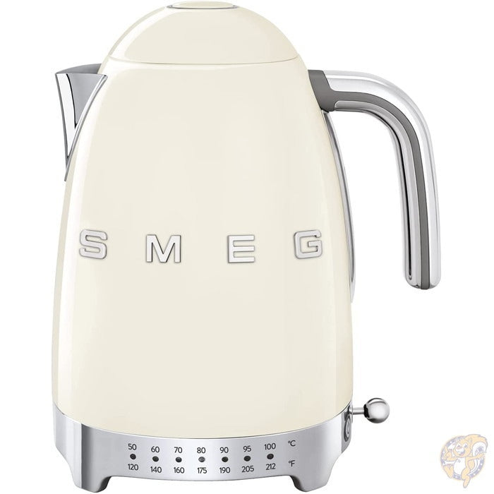 スメッグ バリアブル 電気ケトル クリーム Smeg KFL04 CRUS 湯沸かし器