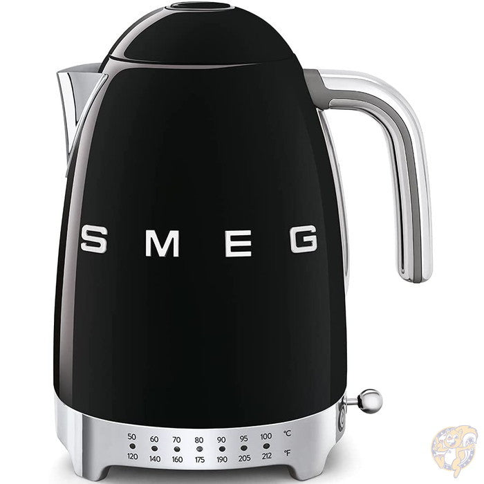 スメッグ バリアブル 電気ケトル ブラック Smeg KLF04BLUS 湯沸かし器