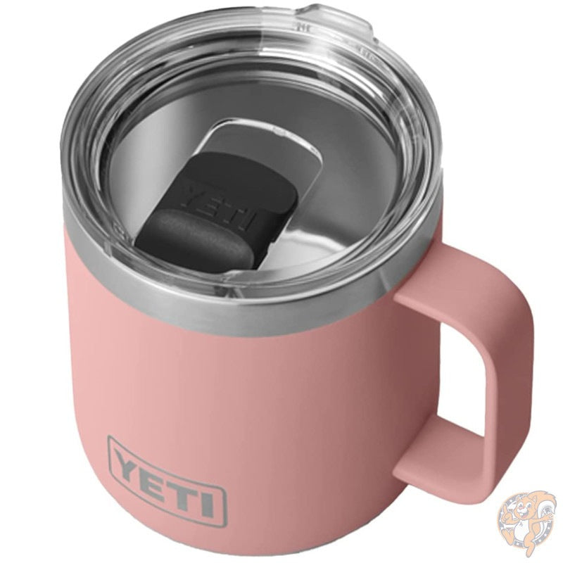 イエティ YETI Rambler 14oz ステンレス マグ 保温保冷 真空断熱 蓋つき サンドストーンピンク