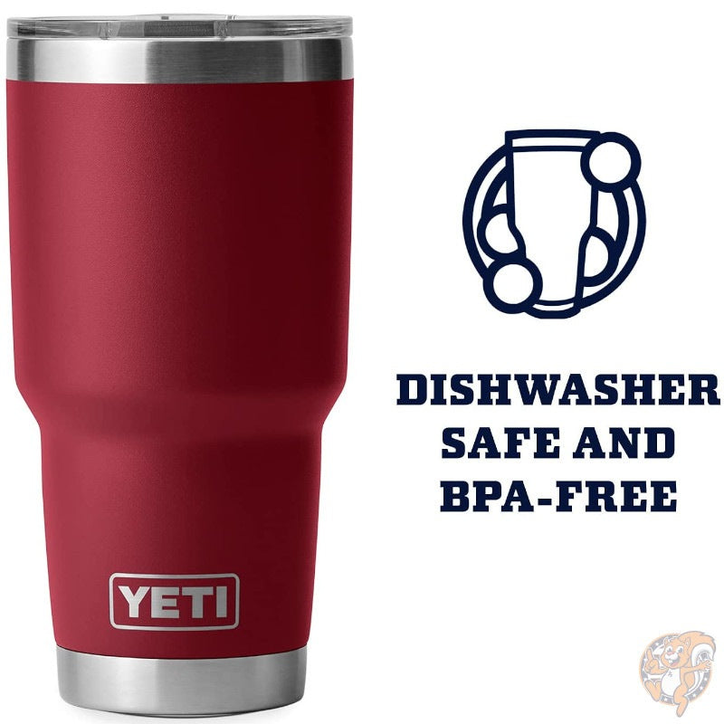 イエティ YETI Rambler 30oz ステンレス タンブラー 保温保冷 真空断熱 蓋つき ハーベストレッド
