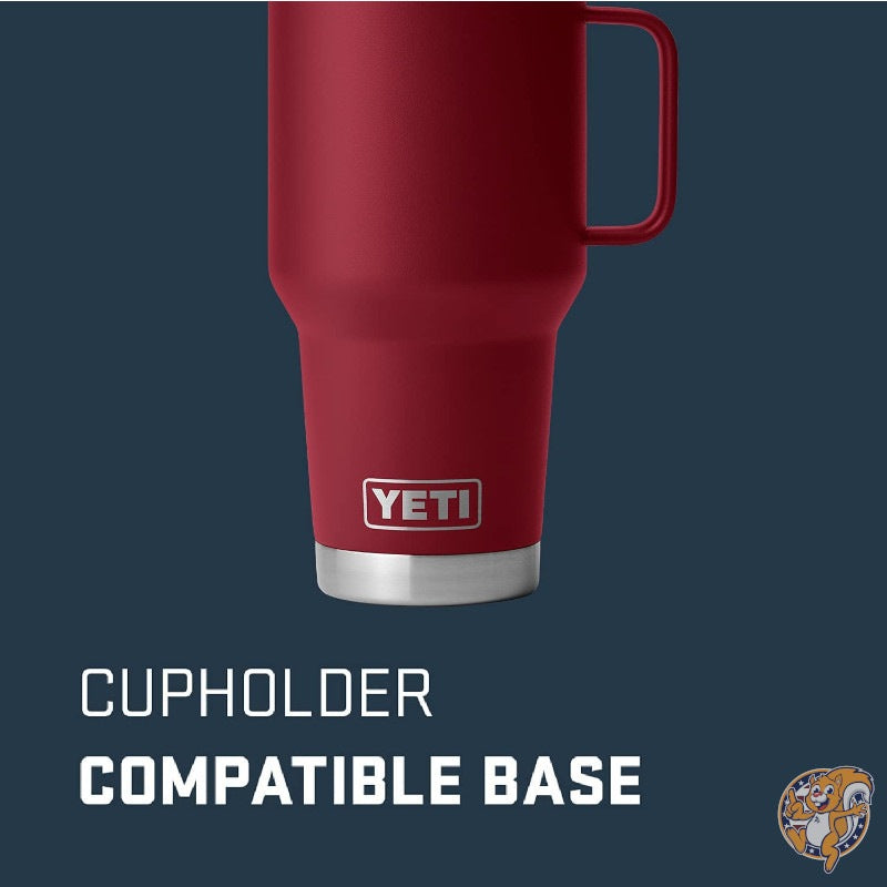 イエティ YETI Rambler 30oz ステンレス トラベルマグ 保温保冷 真空断熱 蓋つき ハーベストレッド