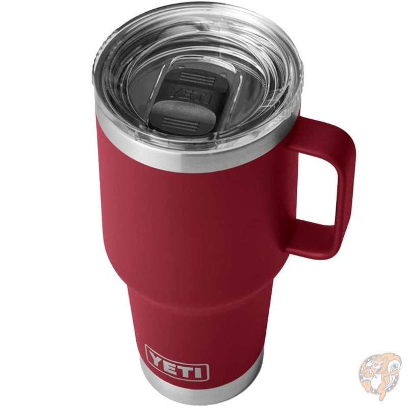 イエティ YETI Rambler 30oz ステンレス トラベルマグ 保温保冷 真空断熱 蓋つき ハーベストレッド