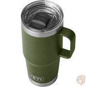 イエティ YETI Rambler 20oz ステンレス トラベルマグ 保温保冷 真空断熱 蓋つき ハイランドオリーブ コーヒー