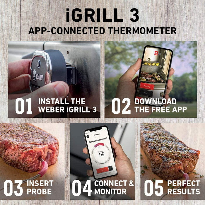 ウェーバー 肉用グリル温度計 Weber 7204 iGrill3