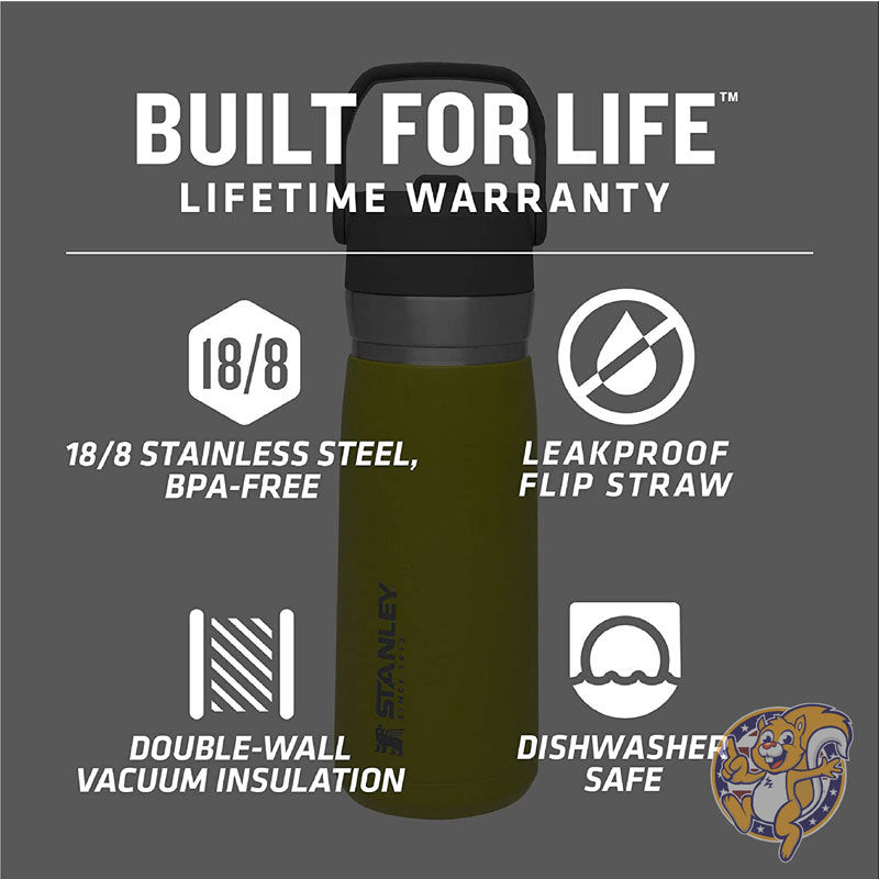 スタンレー ステンレスウォーターボトル Stanley ストロー 保冷 スポーツボトル 22oz/.62L