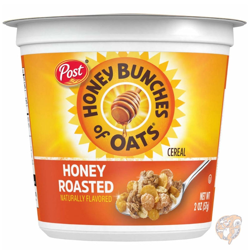 Post Honey Bunches ハニーバンチーズ オブ オーツ Roasted シリアル カップ 全粒粉 60g×12カップ