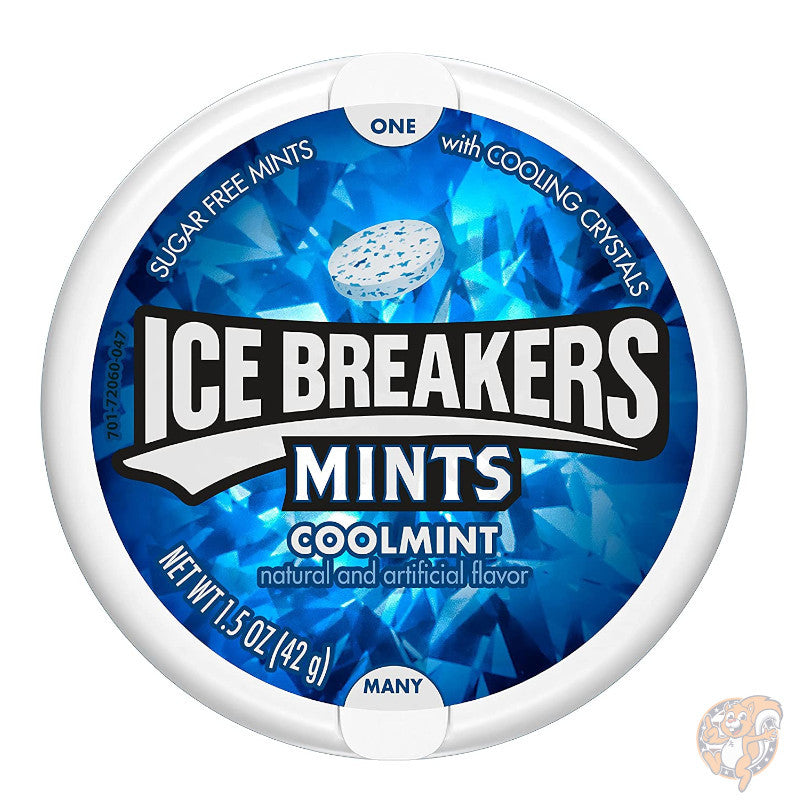 アイスブレーカーズ ICE BREAKERS クールミント シュガーフリー タブレット 42.5g(1.5オンス)×8個