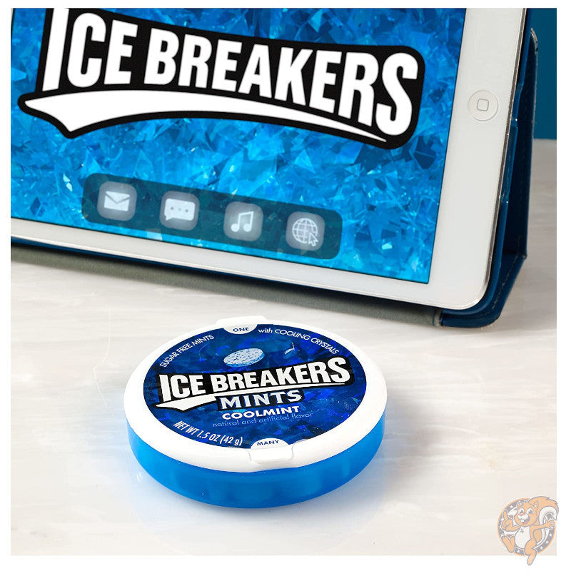 アイスブレーカーズ ICE BREAKERS クールミント シュガーフリー タブレット 42.5g(1.5オンス)×8個