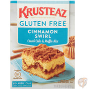 Krusteaz グルテンフリー クラムケーキミックス Crumb Cake シナモン 566g (20オンス)×8箱入り