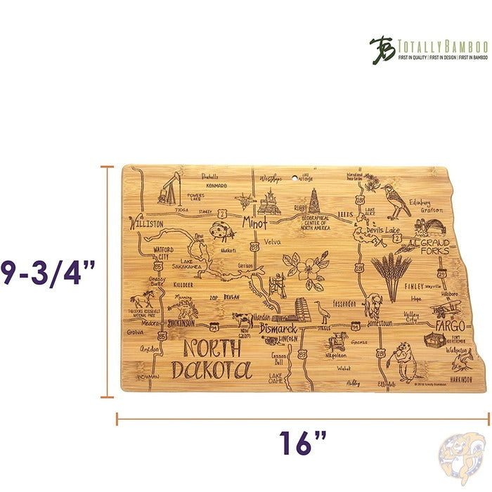 竹まな板 アメリカ ノースダコタ州 竹製サービング&カッティングボード Totally Bamboo