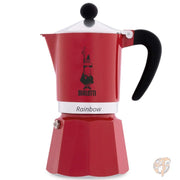 ビアレッティ Bialetti 4962 Rainbow レインボー レッド エスプレッソメーカー 3カップ