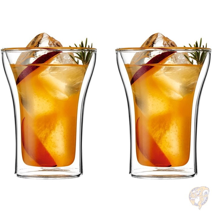 ボダム Bodum ASSAM コーヒーマグ ダブルウォール 真空グラス 2個セット
