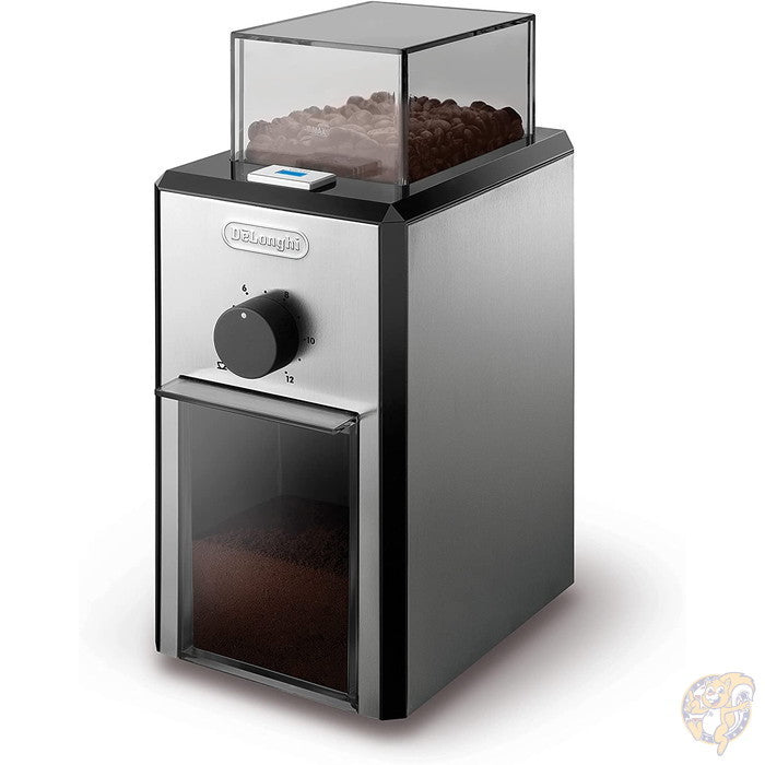 デロンギ De'longhi ステンレス バール コーヒーグラインダー シルバー