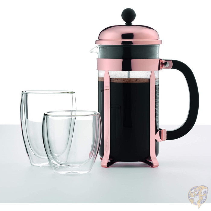 ボダム Bodum Pavina ダブルウォール 真空グラス グラス 8オンス(226.8g) 2個セット