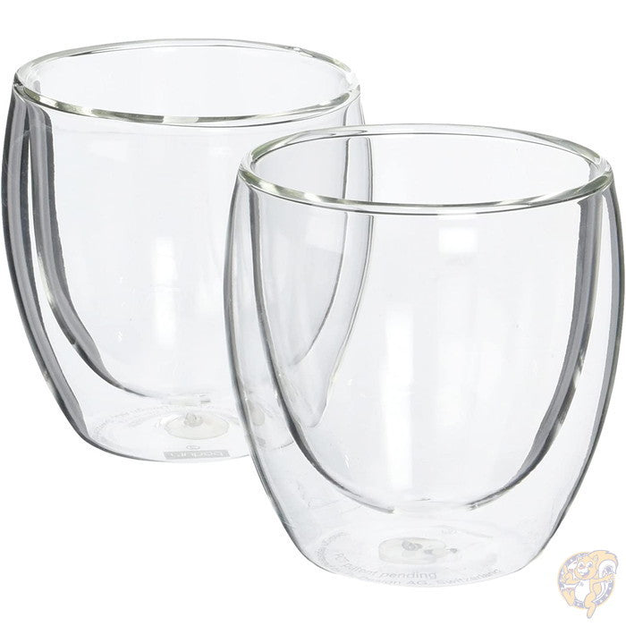 ボダム Bodum Pavina ダブルウォール 真空グラス グラス 8オンス(226.8g) 2個セット