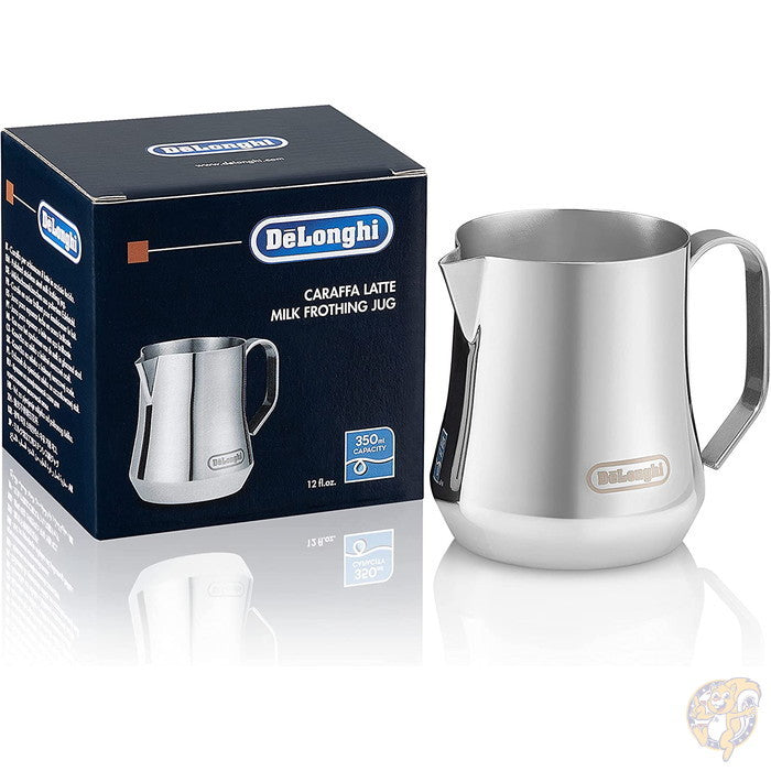 デロンギ De'Longhi DLSC0 ステンレス ミルクフロッシング ピッチャー 350 ml