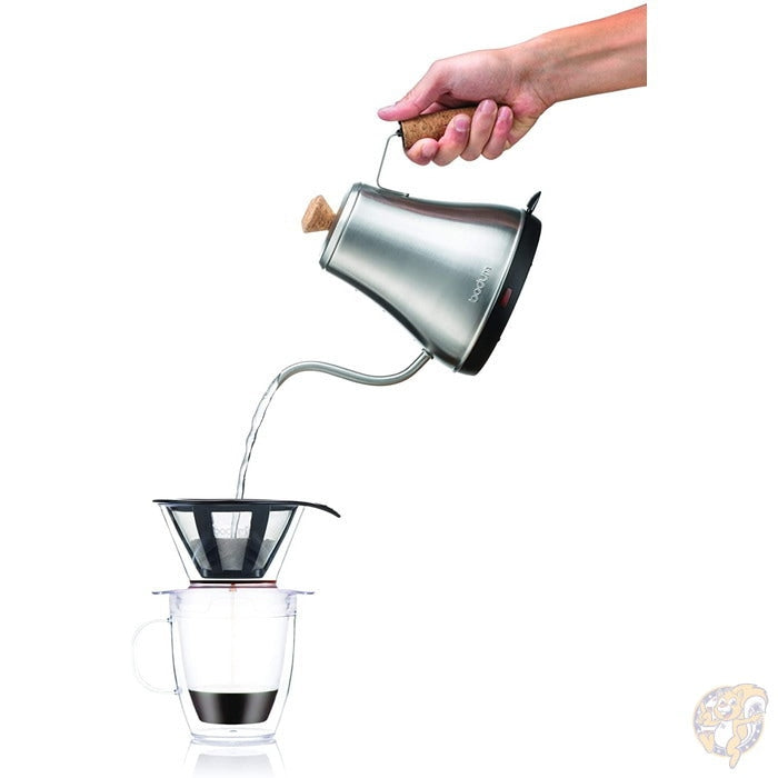 ボダム Bodum ポアオーバー コーヒードリッパー セット ダブルウォール真空 マグ フィルター(340g)