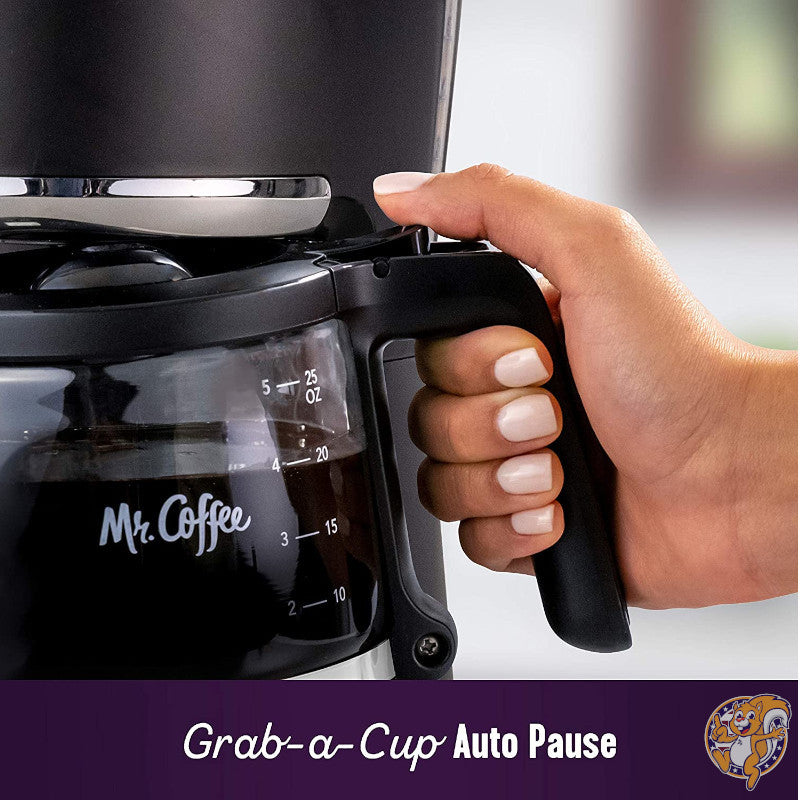 ミスターコーヒー Mr. Coffee 5カップ タイマー付き 736ml ミニ コーヒーメーカー フィルター付き ブラック