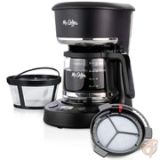 ミスターコーヒー Mr. Coffee 5カップ タイマー付き 736ml ミニ コーヒーメーカー フィルター付き ブラック