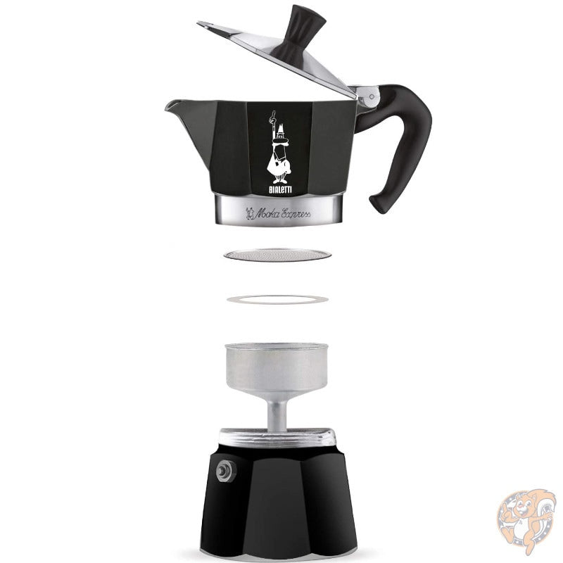 ビアレッティ Bialetti 4951 モカエキスプレス エスプレッソメーカー Moka Express ブラック 黒