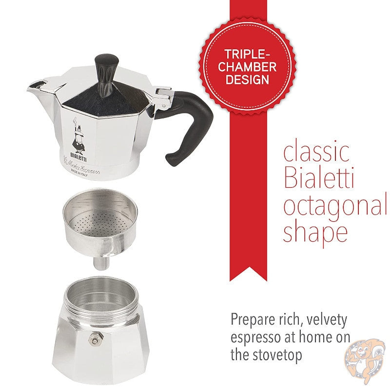 ビアレッティ Bialetti モカエキスプレス Moka Express 直火式 エスプレッソメーカー 1カップ 60ml