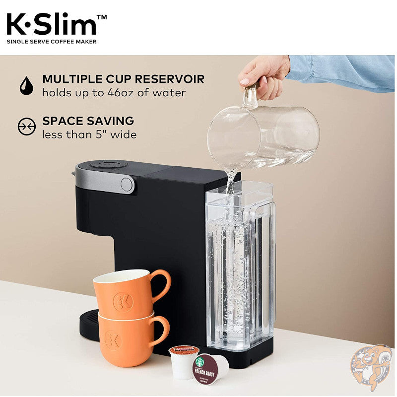 キューリグ Keurig K-スリム コーヒーメーカー シングルサーブ K-Cup 3カップサイズ ブラック