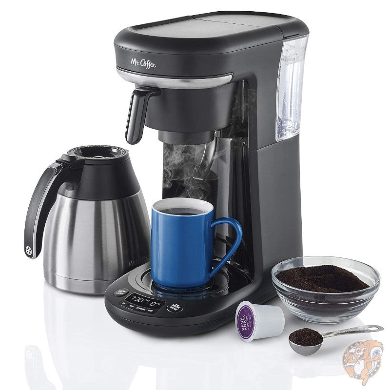 ミスターコーヒー Mr.Coffee K-CUP ポッド&ドリップ 10カップ対応 コーヒーメーカー ブラック