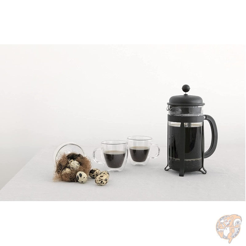 ボダム Bodum ジャヴァ Java フレンチプレス コーヒー&紅茶メーカー 飛散防止カラフェ 1L ブラック